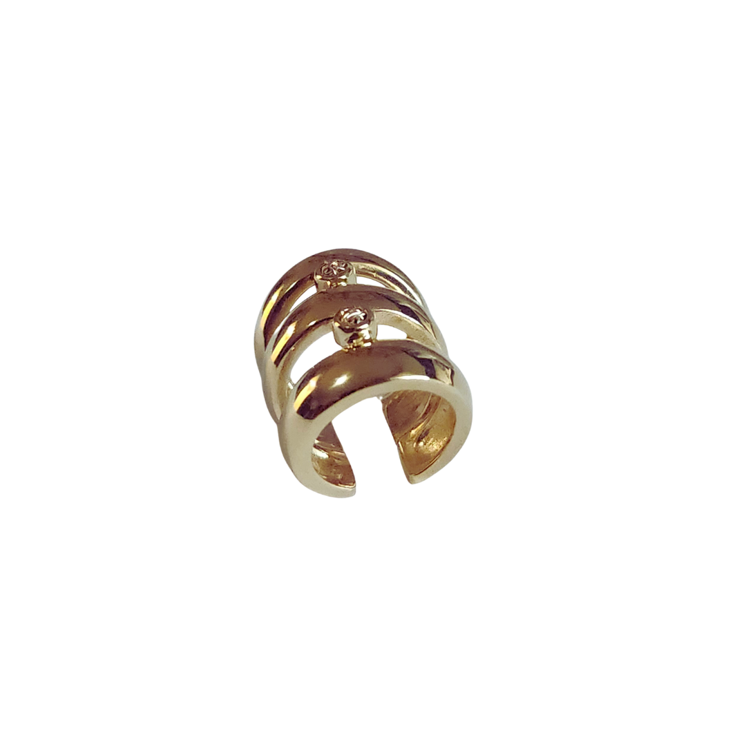Gold Ear cuff Sense