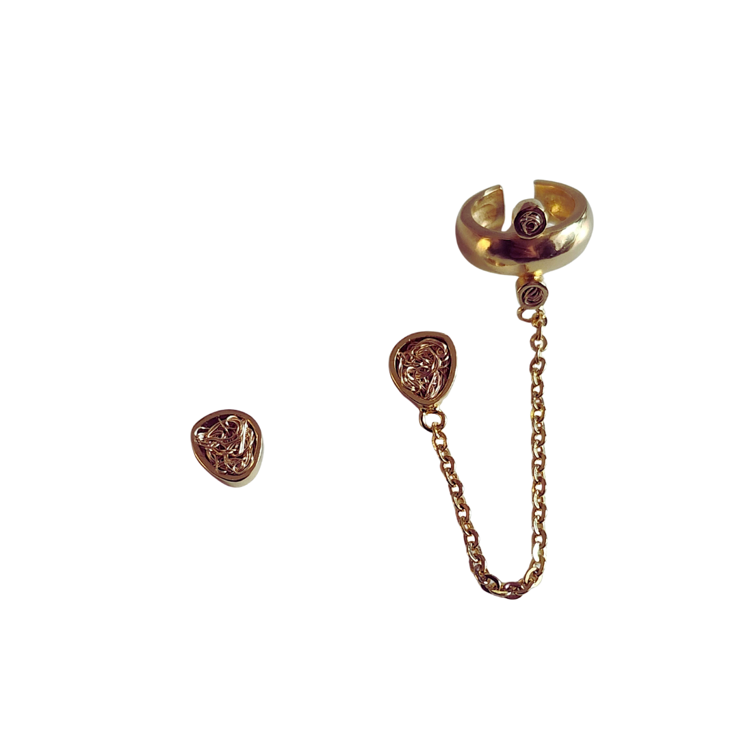 The Elixir Gold/Green Statement Necklace