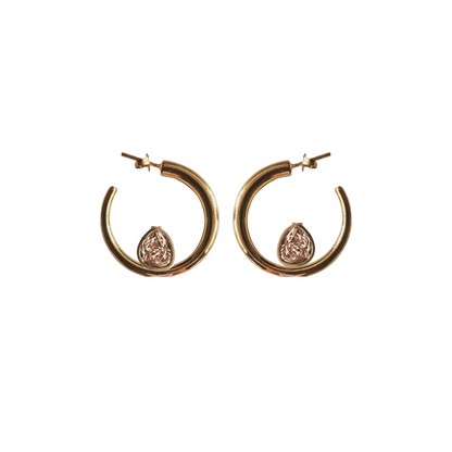 BIRD GOLD HOOPS