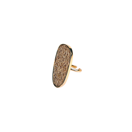 Element Gold/Ivory Adjustable Ring