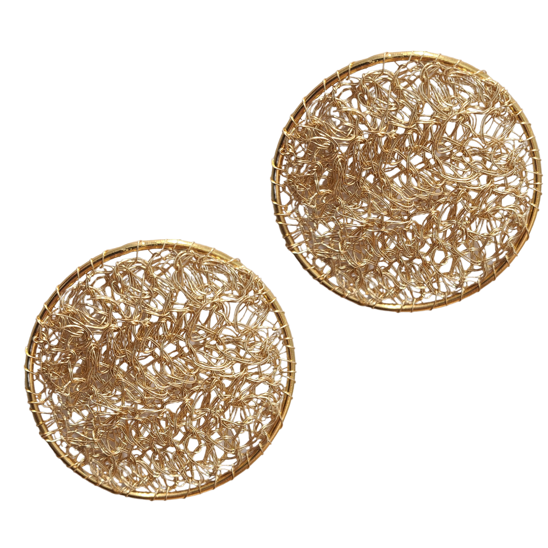 Eclipse Gold Earrings
