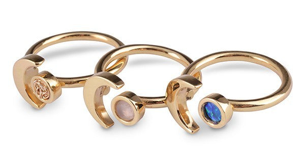 Artisan-crafted delicate gold ring with a distinctive and eye-catching silhouette, adding flair to any ensemble.